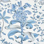 POMEGRANATE BOTANICAL - BLUE Schumacher Wallpaper | Wallpape POMEGRANATE BOTANICAL BLUE Schumacher Wallpaper wallpaper - SKU 5010443