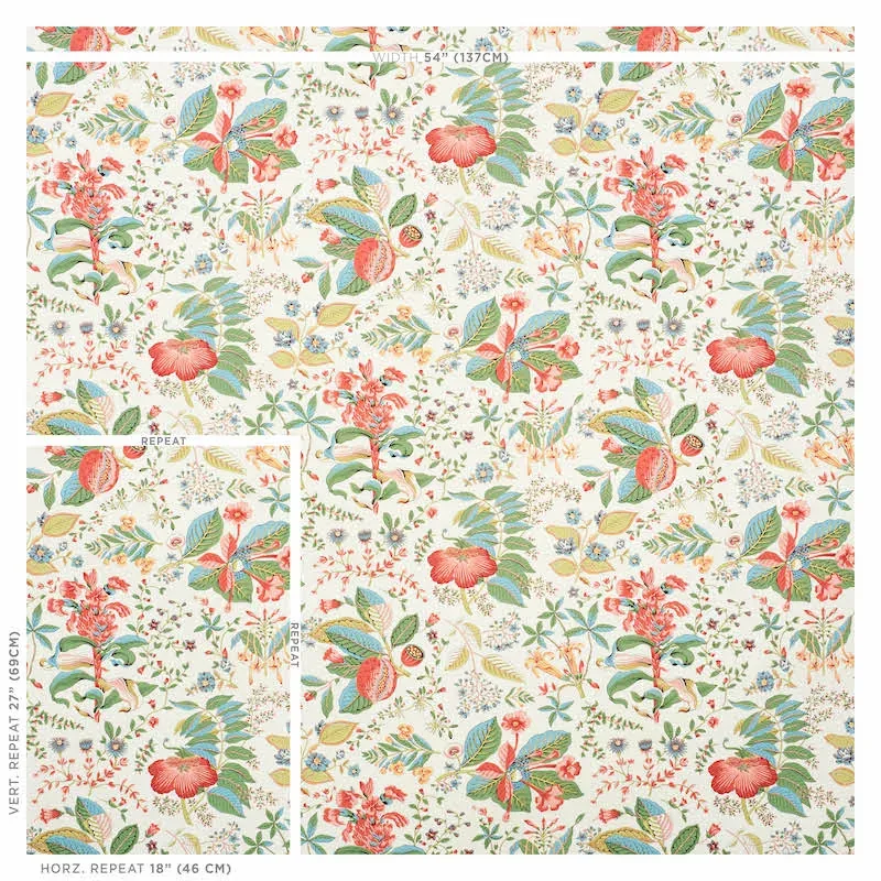 POMEGRANATE BOTANICAL - DOCUMENT Schumacher Wallpaper | Wall POMEGRANATE BOTANICAL DOCUMENT Schumacher Wallpaper wallpaper - SKU 5010441