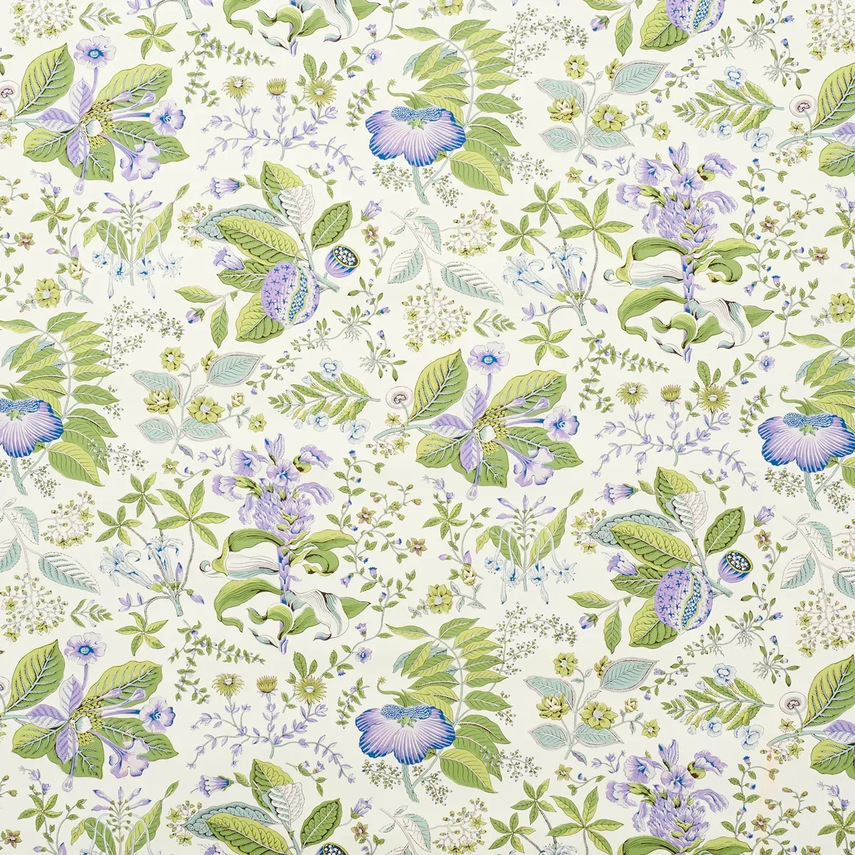 POMEGRANATE BOTANICAL PURPLE Schumacher Wallpaper wallpaper - SKU 5010440