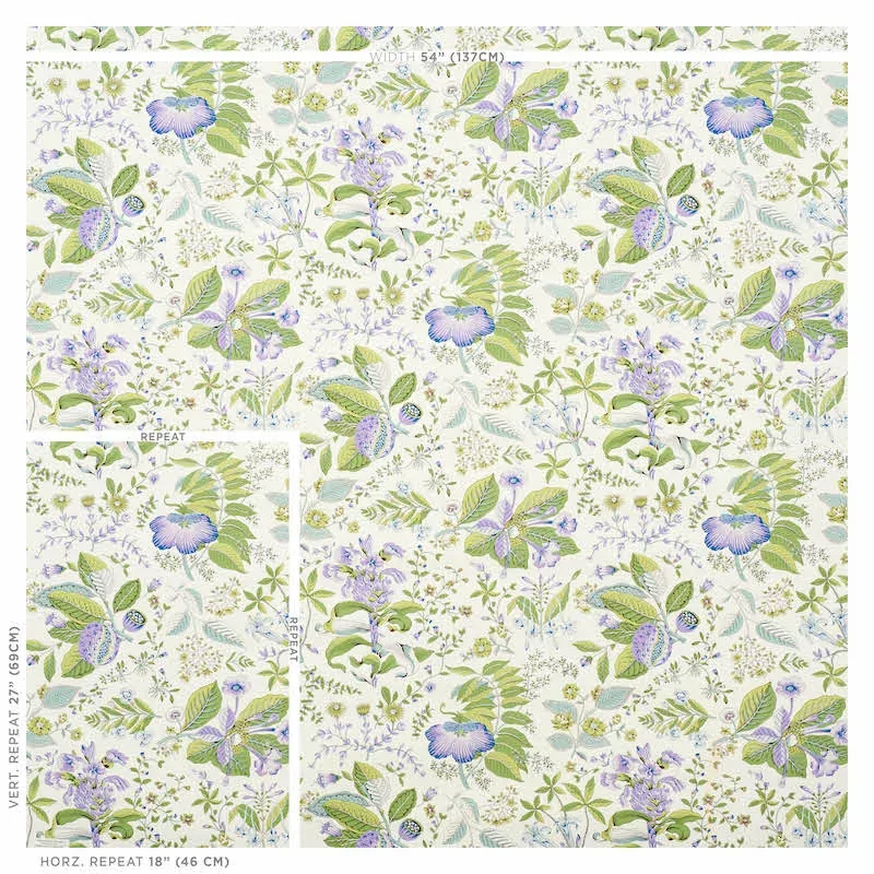 POMEGRANATE BOTANICAL - PURPLE Schumacher Wallpaper | Wallpa POMEGRANATE BOTANICAL PURPLE Schumacher Wallpaper wallpaper - SKU 5010440