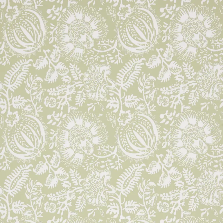 Schumacher POMEGRANATE PRINT wallpaper, color MOSS, SKU 5016371