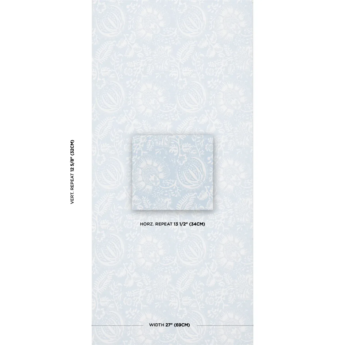 POMEGRANATE PRINT - SKY Schumacher Wallpaper | Wallpaper Twi POMEGRANATE PRINT SKY Schumacher Wallpaper wallpaper - SKU 5016370