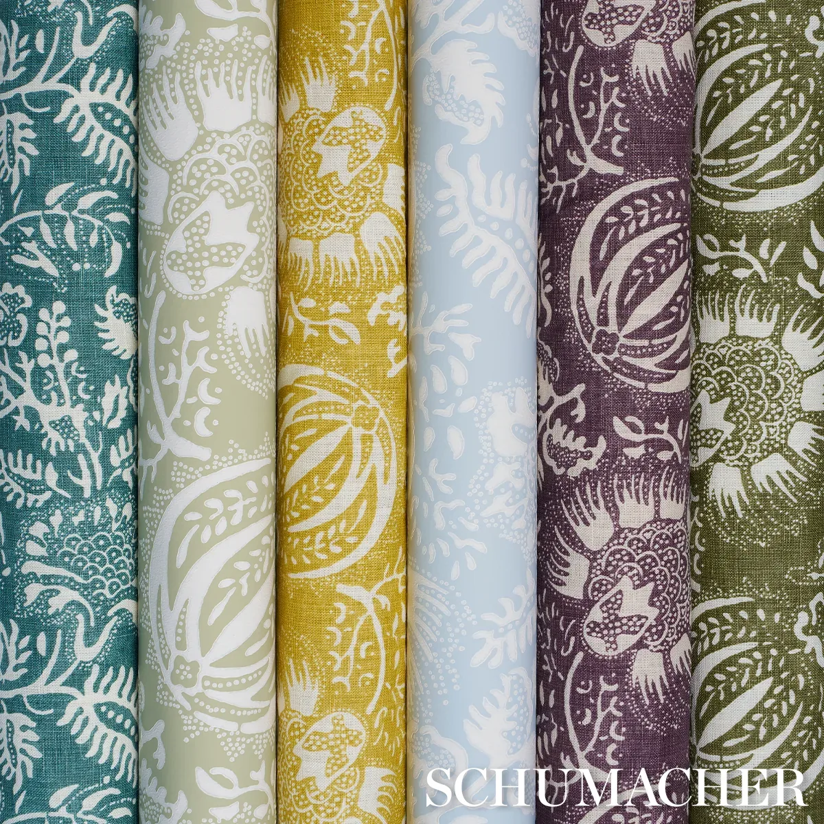 POMEGRANATE PRINT - SKY Schumacher Wallpaper | Wallpaper Twi POMEGRANATE PRINT SKY Schumacher Wallpaper wallpaper - SKU 5016370
