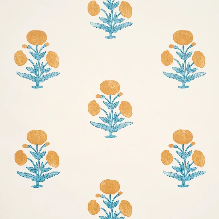 Schumacher Poppy Print wallpaper