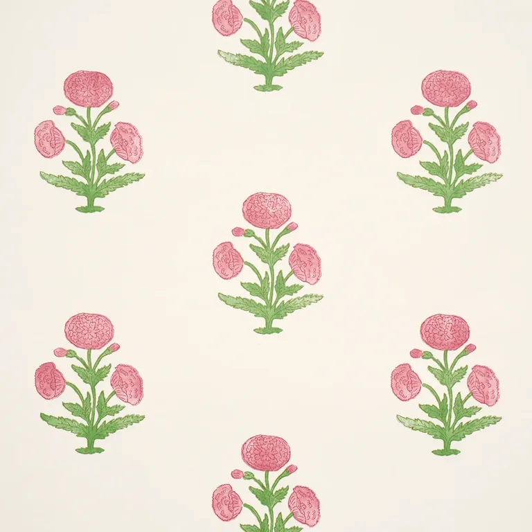 Schumacher Poppy Print wallpaper