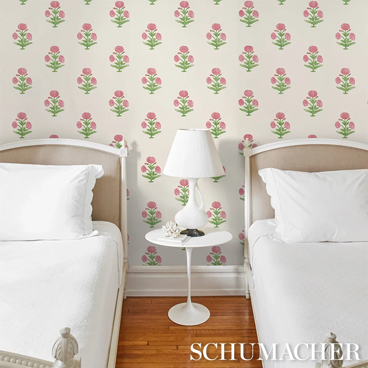 Poppy Print - ROSE & GRASS Schumacher Wallpaper | Wallpaper Poppy Print ROSE & GRASS Schumacher Wallpaper wallpaper - SKU 5017980