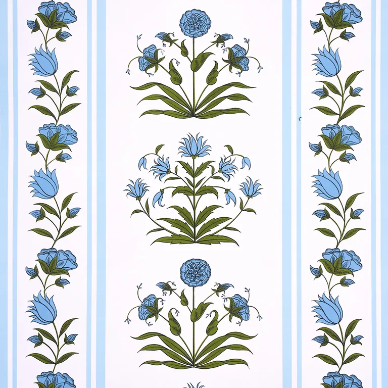 Schumacher POPPY STRIPES wallpaper