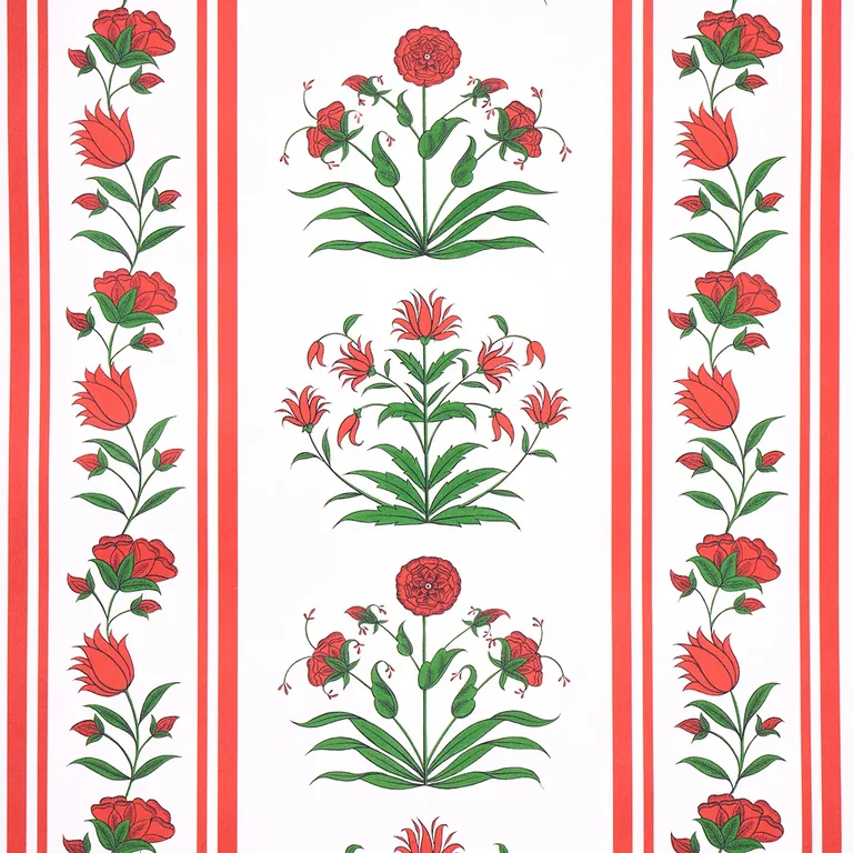 Schumacher POPPY STRIPES wallpaper
