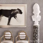 PORPHYRY GREY Schumacher Wallpaper wallpaper - SKU 5013900