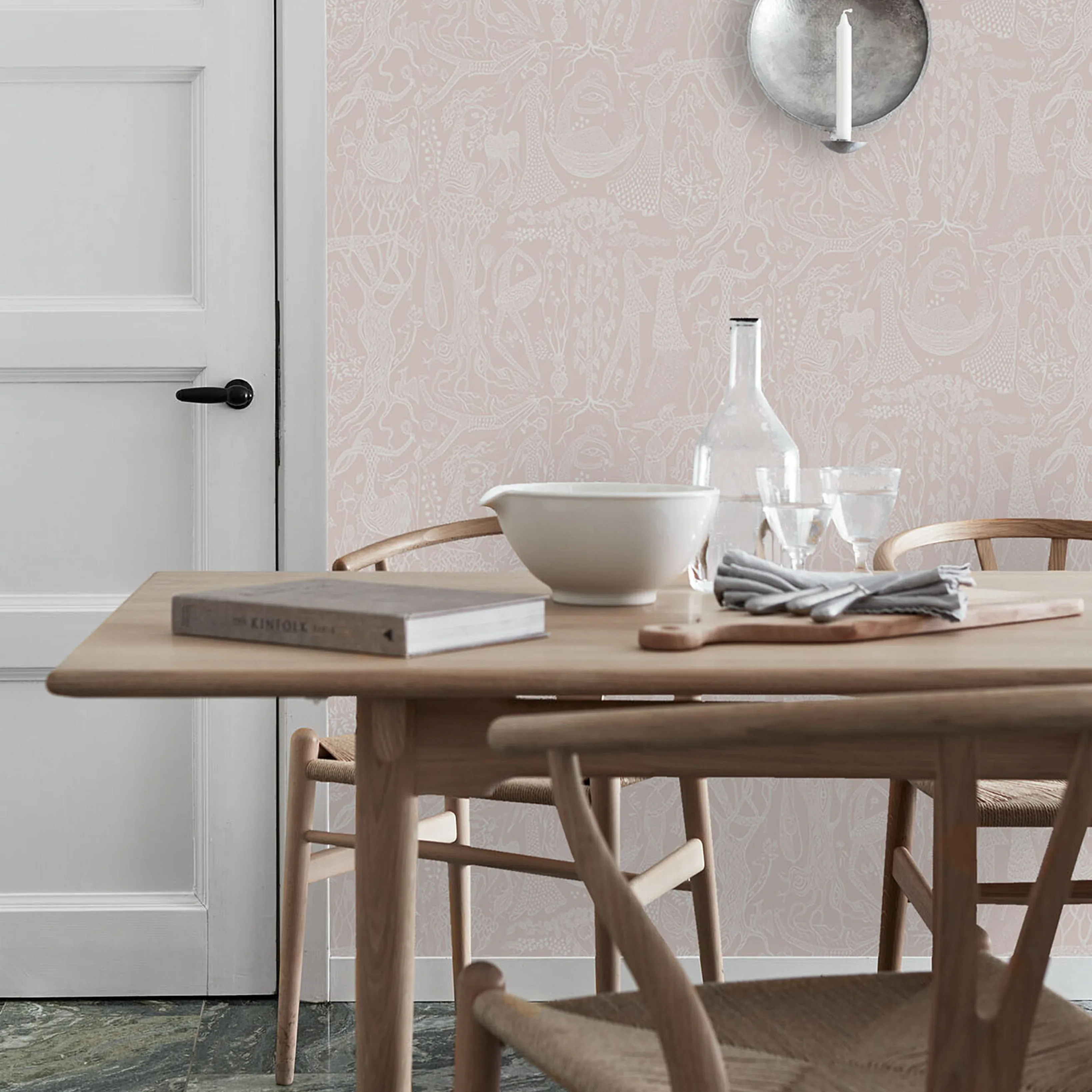 POÈME D'AMOUR - BLUSH Schumacher Wallpaper | Wallpaper Twins POÈME D'AMOUR BLUSH Schumacher Wallpaper wallpaper - SKU 1764