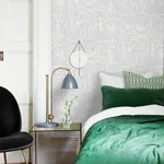 POÈME D'AMOUR - GREY Schumacher Wallpaper | Wallpaper Twins POÈME D'AMOUR GREY Schumacher Wallpaper wallpaper - SKU 1762