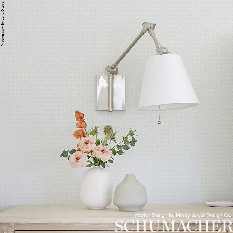 PRESCOTT DIAMOND - MIST Schumacher Wallpaper | Wallpaper Twi PRESCOTT DIAMOND MIST Schumacher Wallpaper wallpaper - SKU 5004150