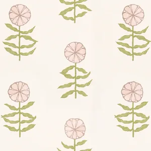 Schumacher PRETTY PETALS wallpaper, color BLUSH, SKU 5015451