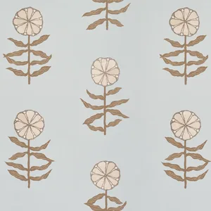 Schumacher PRETTY PETALS wallpaper, color SKY, SKU 5015453