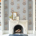 PRETTY PETALS - SKY Schumacher Wallpaper | Wallpaper Twins PRETTY PETALS SKY Schumacher Wallpaper wallpaper - SKU 5015453