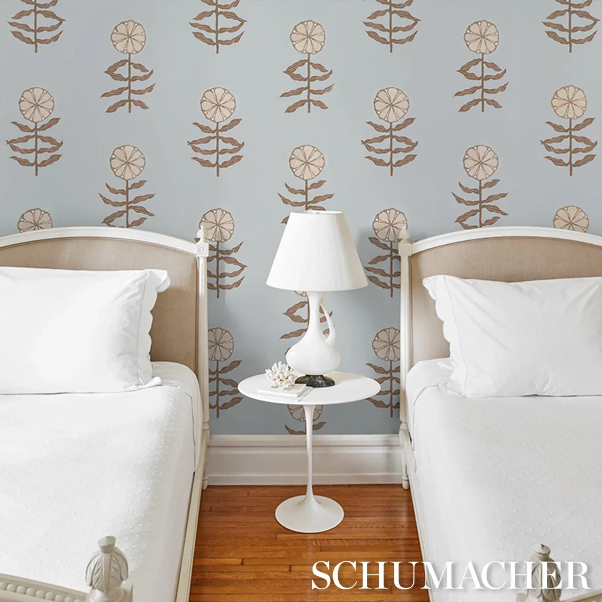 PRETTY PETALS - SKY Schumacher Wallpaper | Wallpaper Twins PRETTY PETALS SKY Schumacher Wallpaper wallpaper - SKU 5015453