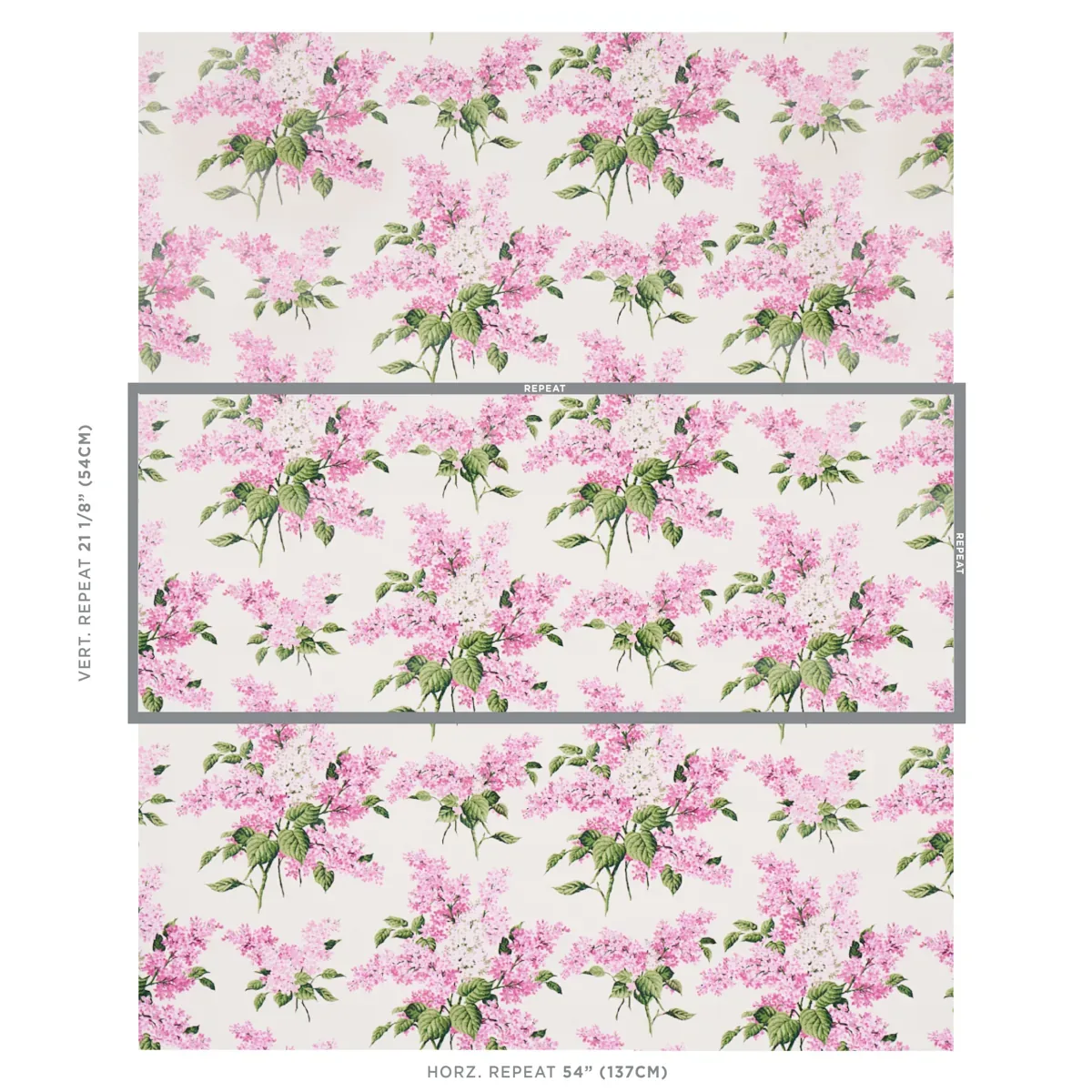 PROUST'S LILACS PINK Schumacher Wallpaper wallpaper - SKU 5014312