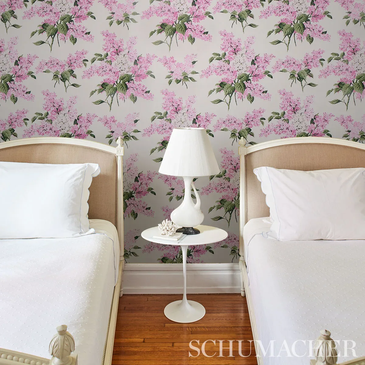 PROUST'S LILACS PINK Schumacher Wallpaper wallpaper - SKU 5014312