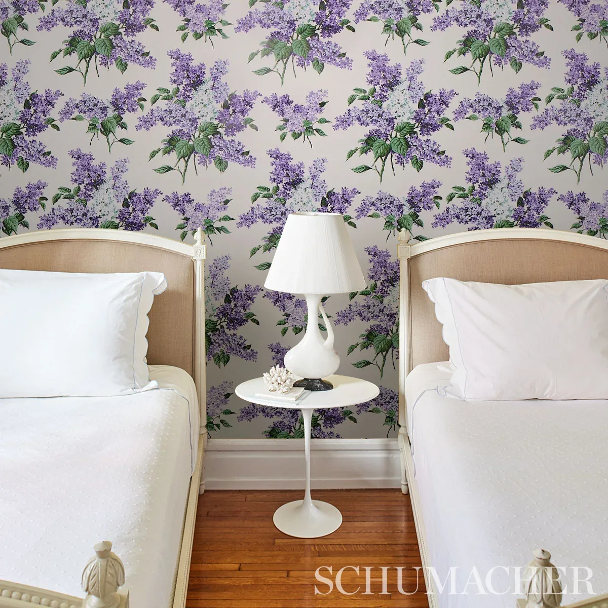 PROUST'S LILACS PURPLE Schumacher Wallpaper wallpaper - SKU 5014310