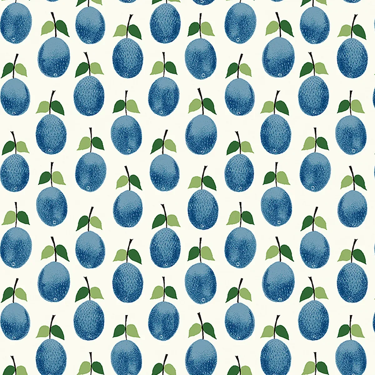 PRUNUS BLUE Schumacher Wallpaper wallpaper - SKU 1974