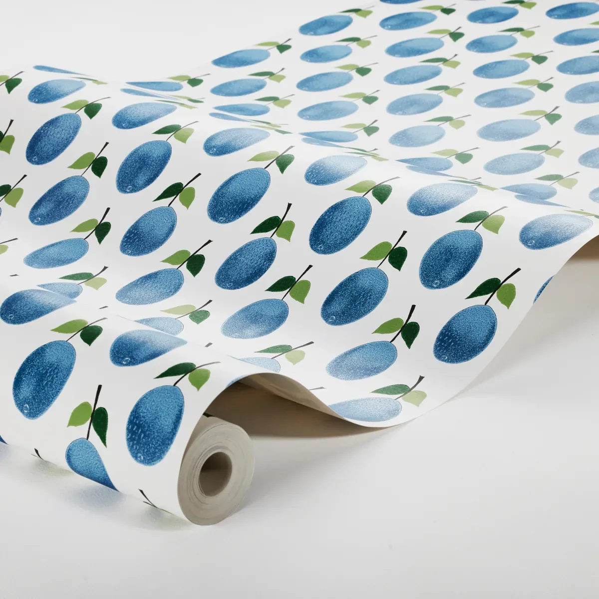 PRUNUS - BLUE Schumacher Wallpaper | Wallpaper Twins PRUNUS BLUE Schumacher Wallpaper wallpaper - SKU 1974