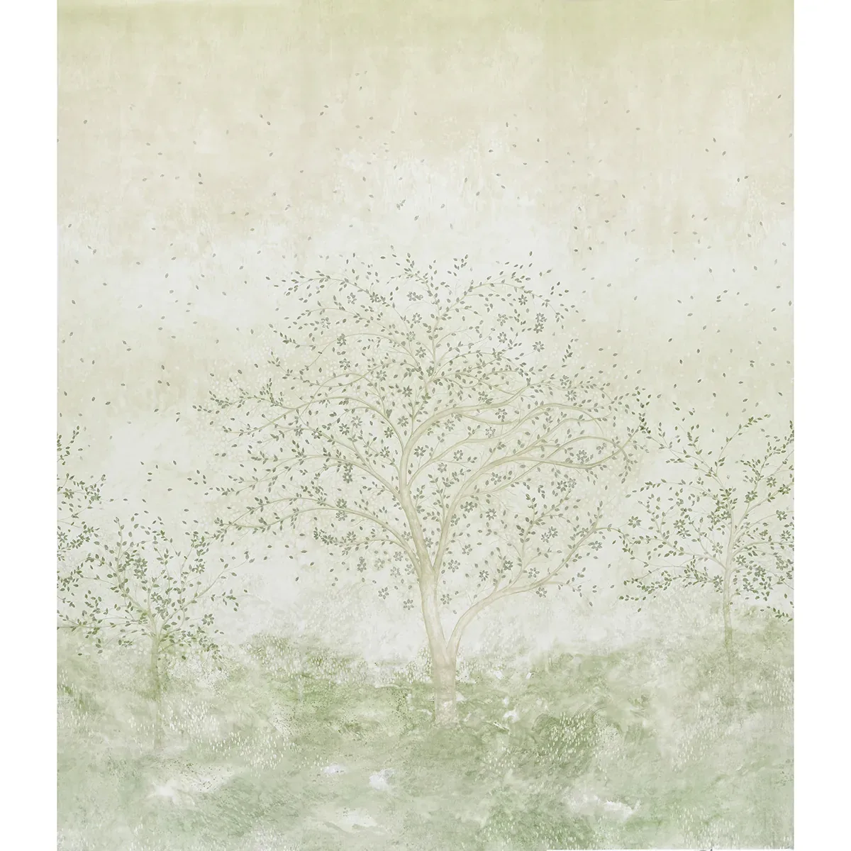 Psalm 3 Panel Set ALABASTER Schumacher Wallpaper wallpaper - SKU 5017141