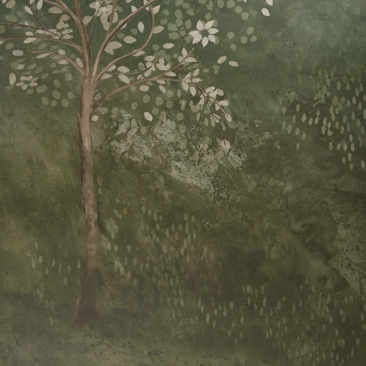 Psalm 3 Panel Set - CYPRESS Schumacher Wallpaper | Wallpaper Psalm 3 Panel Set CYPRESS Schumacher Wallpaper wallpaper - SKU 5017140
