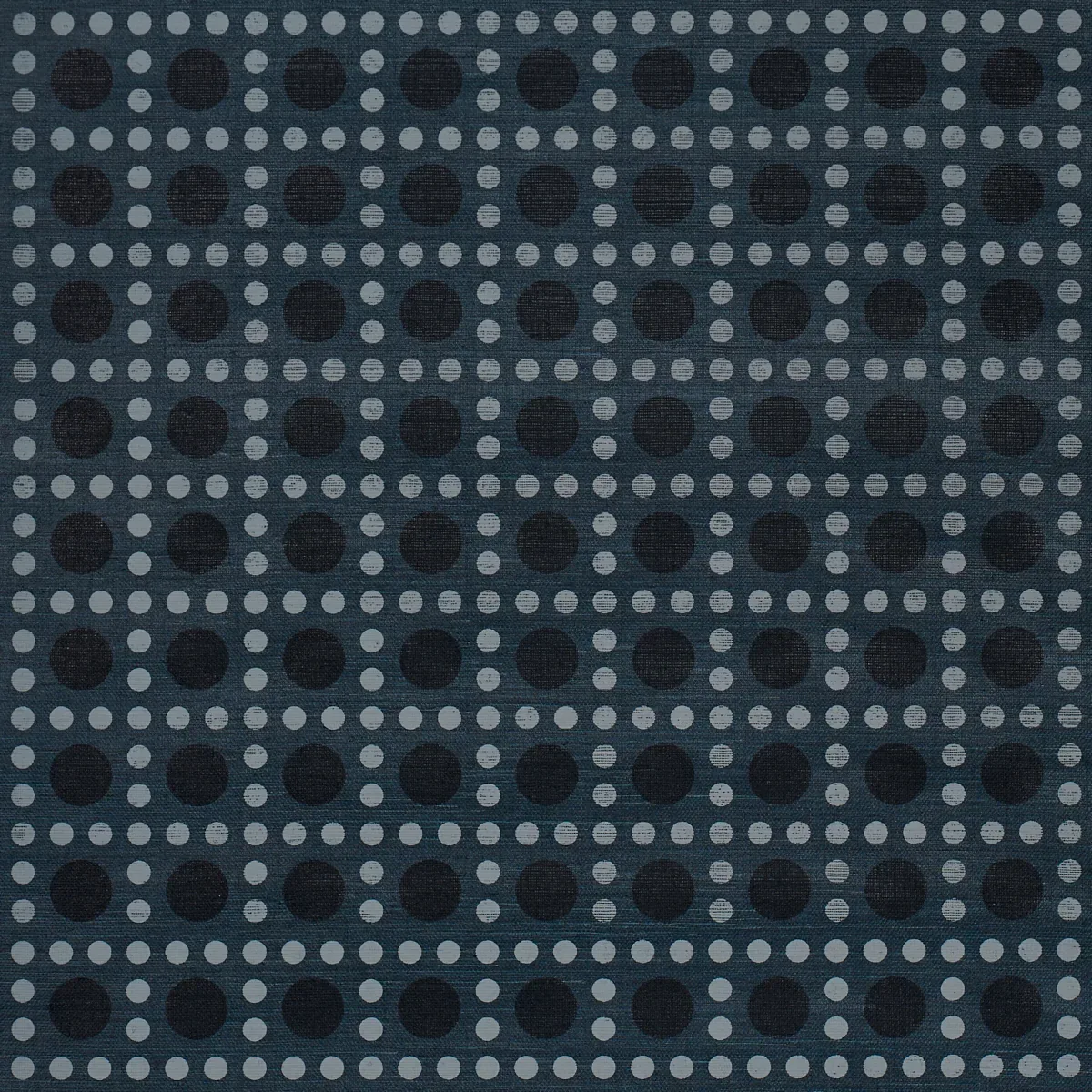 PUNTINI SISAL INDIGO Schumacher Wallpaper wallpaper - SKU 5017873