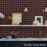 PUNTINI SISAL - PLUM Schumacher Wallpaper | Wallpaper Twins PUNTINI SISAL PLUM Schumacher Wallpaper wallpaper - SKU 5017872