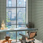 PUNTINI SISAL - SEAGLASS Schumacher Wallpaper | Wallpaper Tw PUNTINI SISAL SEAGLASS Schumacher Wallpaper wallpaper - SKU 5017871