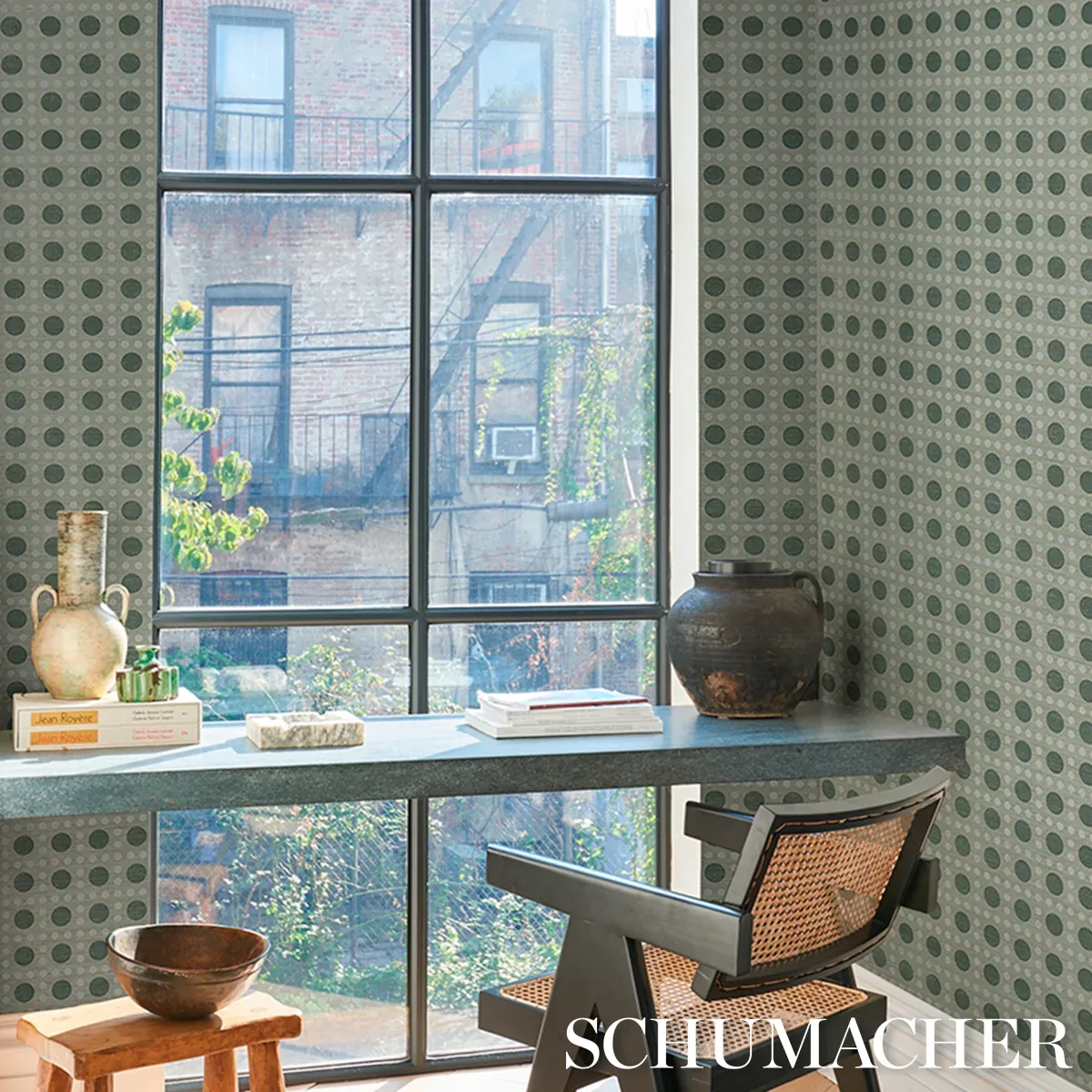 PUNTINI SISAL - SEAGLASS Schumacher Wallpaper | Wallpaper Tw PUNTINI SISAL SEAGLASS Schumacher Wallpaper wallpaper - SKU 5017871