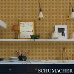 Schumacher PUNTINI SISAL - TANLINES Wallpaper | Buy Online color TANLINES