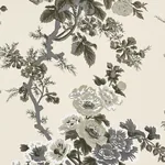PYNE HOLLYHOCK - CHARCOAL Schumacher Wallpaper | Wallpaper T PYNE HOLLYHOCK CHARCOAL Schumacher Wallpaper wallpaper - SKU 5006920