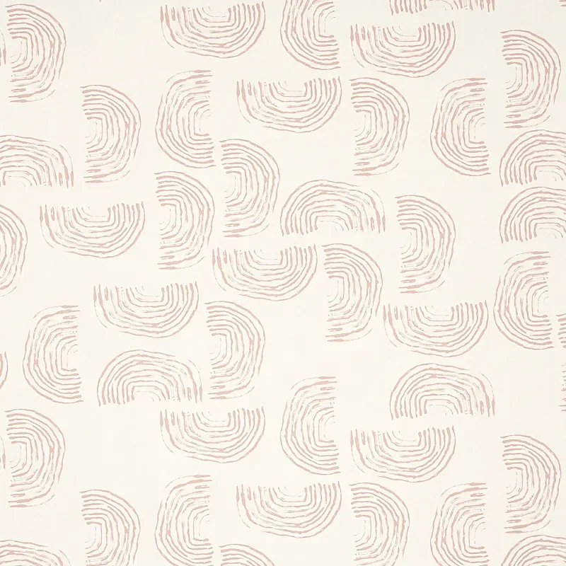 QUANSOO CORAL ON IVORY Schumacher Wallpaper wallpaper - SKU 5012402