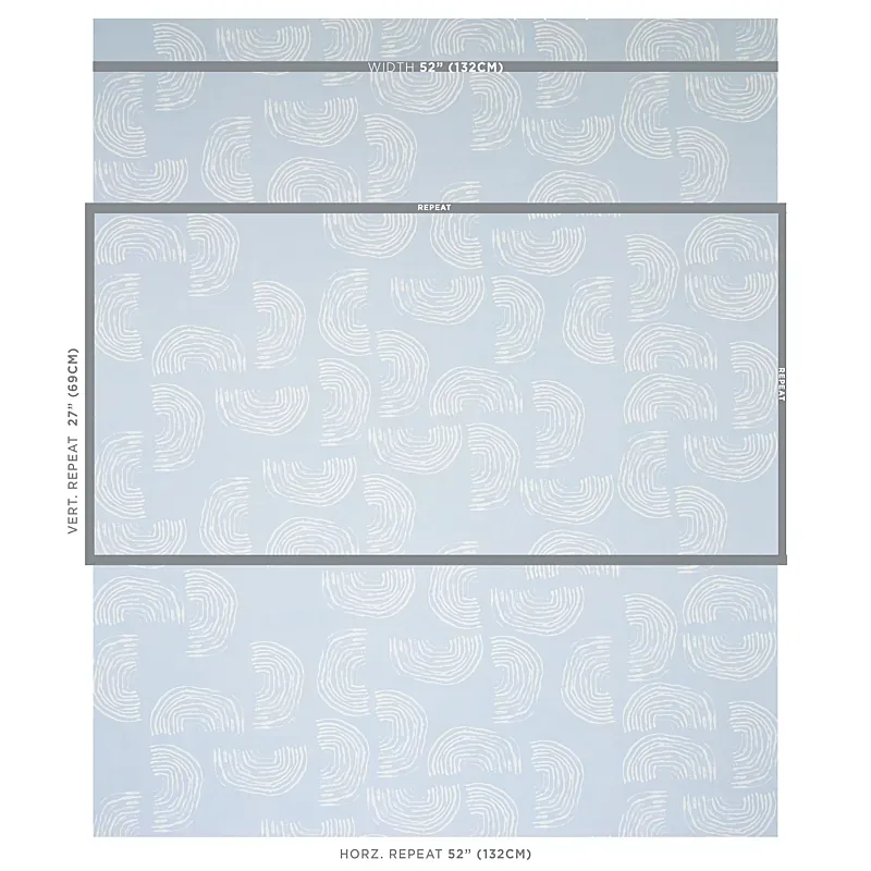 QUANSOO IVORY ON SKY Schumacher Wallpaper wallpaper - SKU 5012400
