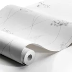 QUEEN ANNE WHITE Schumacher Wallpaper wallpaper - SKU 9303