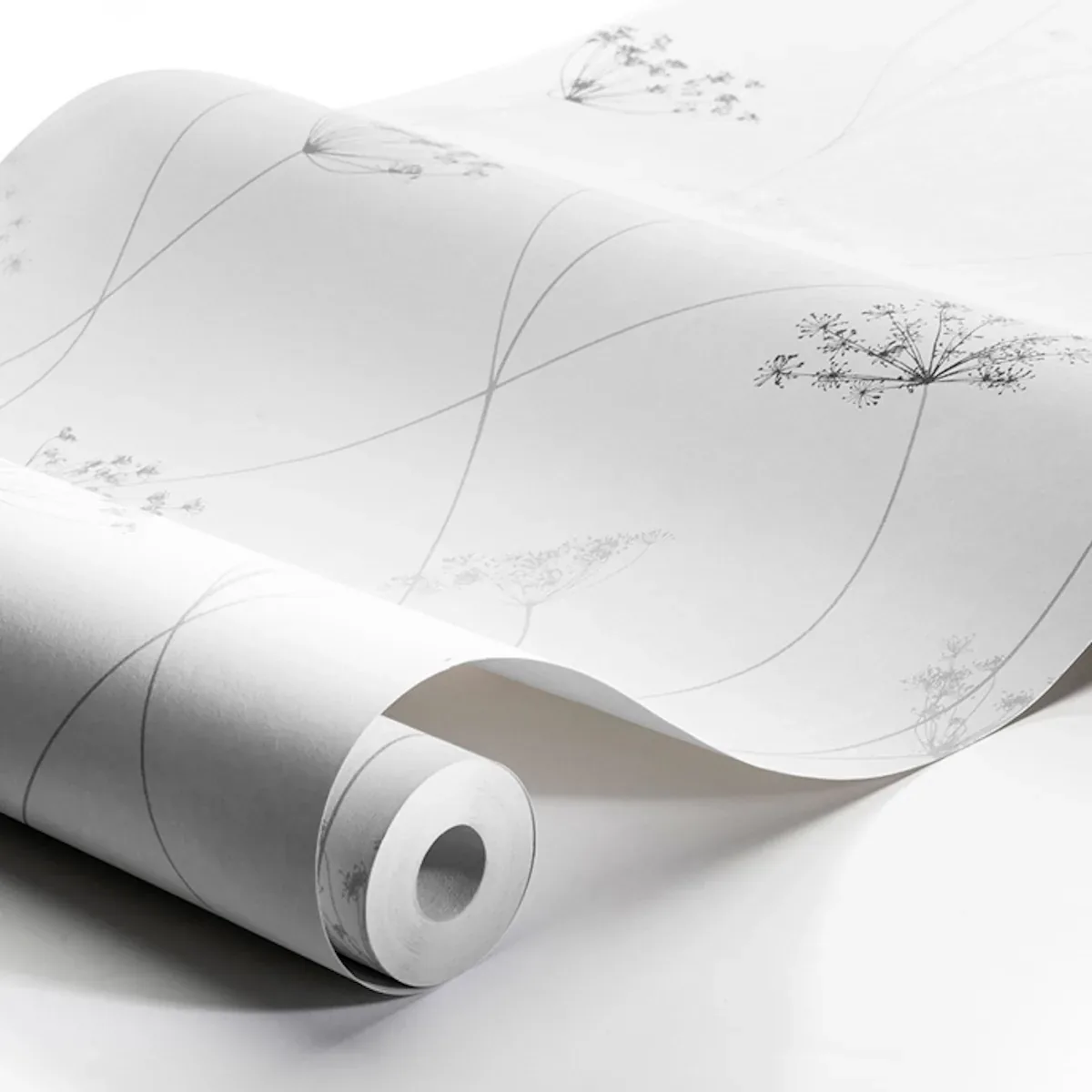 QUEEN ANNE WHITE Schumacher Wallpaper wallpaper - SKU 9303