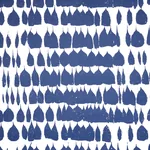 QUEEN OF SPAIN NAVY Schumacher Wallpaper wallpaper - SKU 5005885
