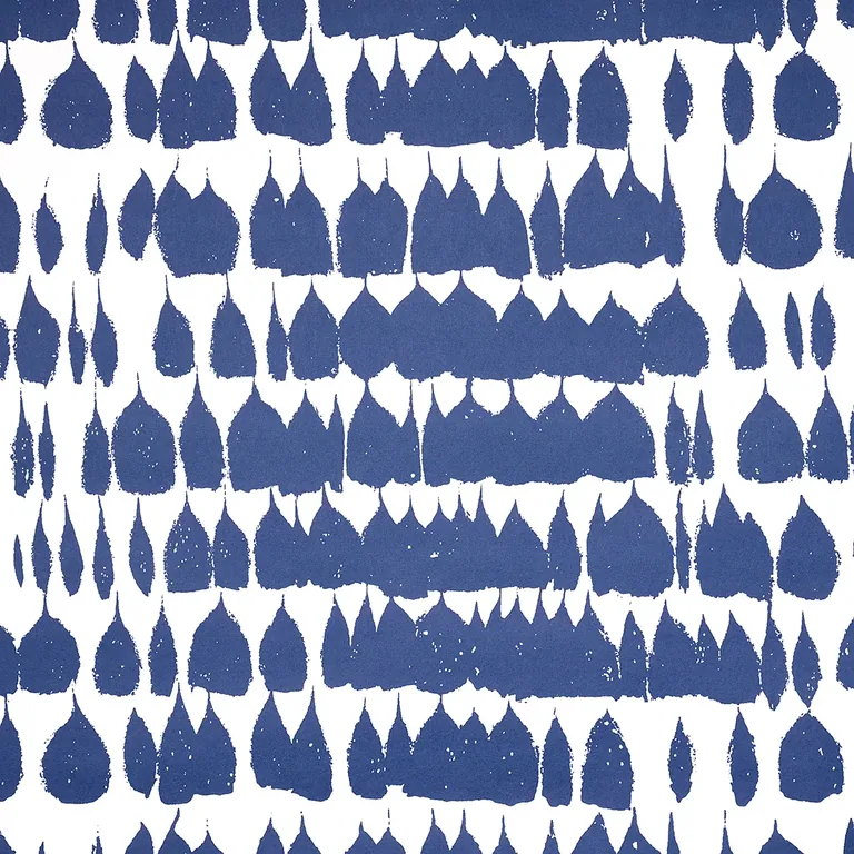 Schumacher QUEEN OF SPAIN wallpaper, color NAVY, SKU 5005885