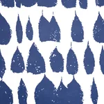 QUEEN OF SPAIN NAVY Schumacher Wallpaper wallpaper - SKU 5005885