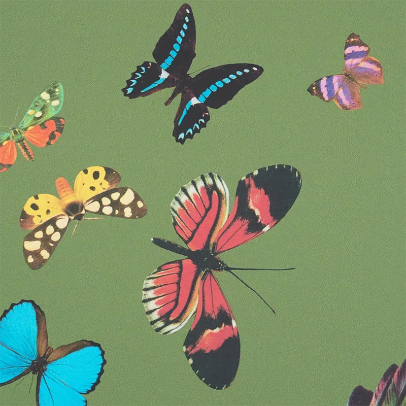 QUEEN'S FLIGHT PANEL SET GREEN Schumacher Wallpaper wallpaper - SKU 5010860