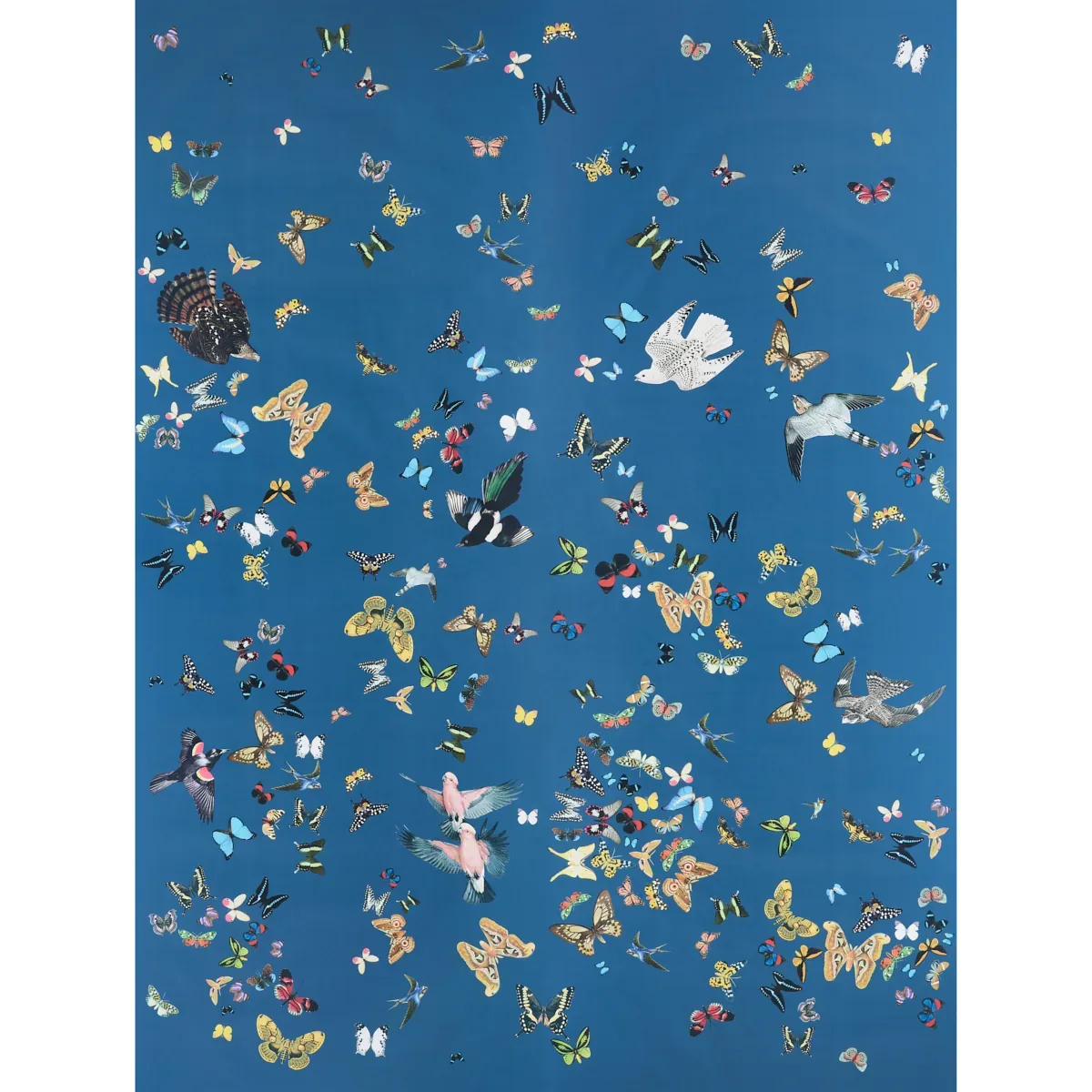 QUEEN'S FLIGHT PANEL SET NAVY Schumacher Wallpaper wallpaper - SKU 5010867