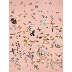 QUEEN'S FLIGHT PANEL SET PINK Schumacher Wallpaper wallpaper - SKU 5010864