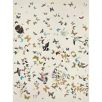 QUEEN'S FLIGHT PANEL SET SAND Schumacher Wallpaper wallpaper - SKU 5010866