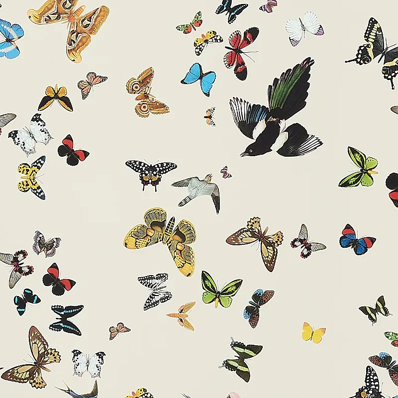 QUEEN'S FLIGHT PANEL SET SAND Schumacher Wallpaper wallpaper - SKU 5010866