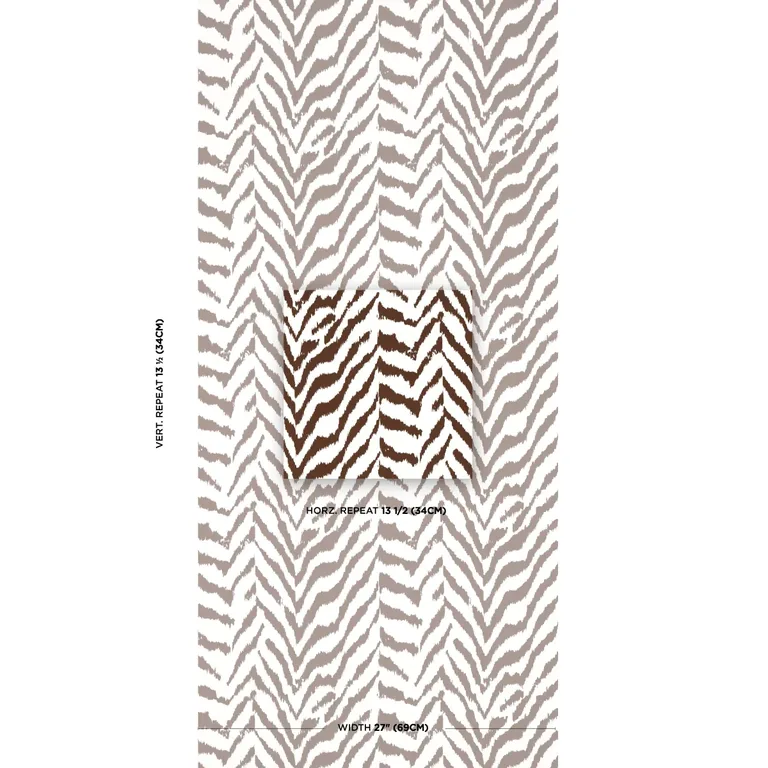 Schumacher Quincy wallpaper, color COCOA, SKU 5014751