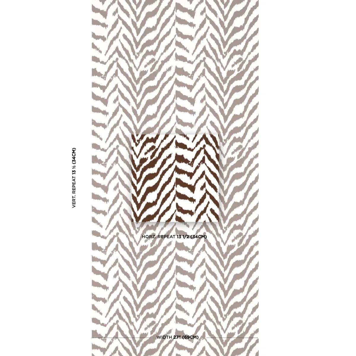 Quincy COCOA Schumacher Wallpaper wallpaper - SKU 5014751