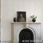 Quincy NATURAL Schumacher Wallpaper wallpaper - SKU 5014750
