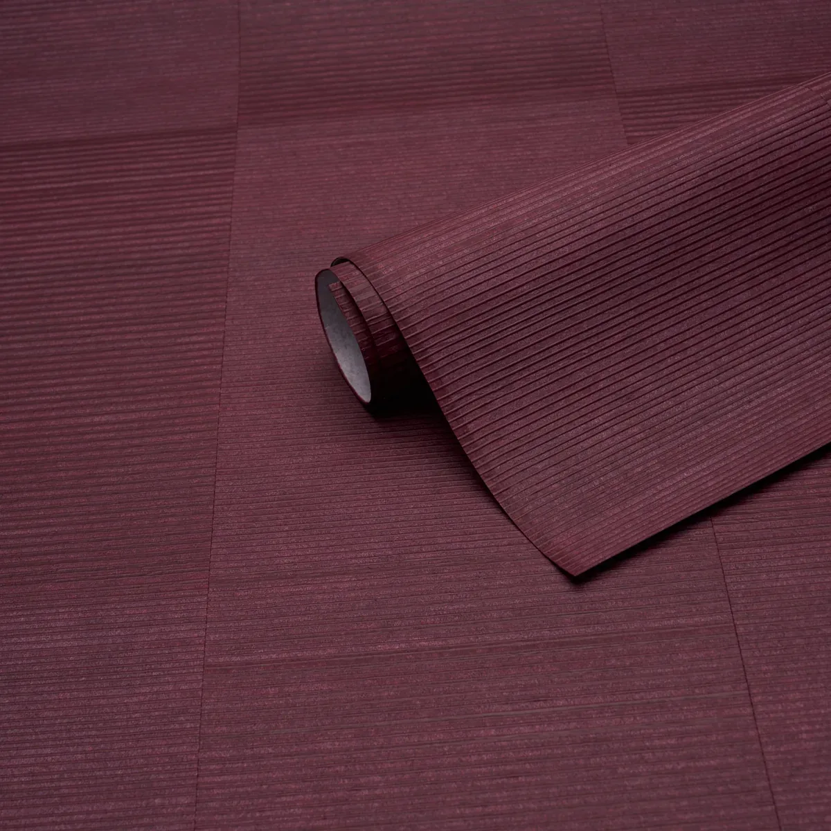 Quinton Offset Rib Wallcovering OXBLOOD Schumacher Wallpaper wallpaper - SKU 5017411