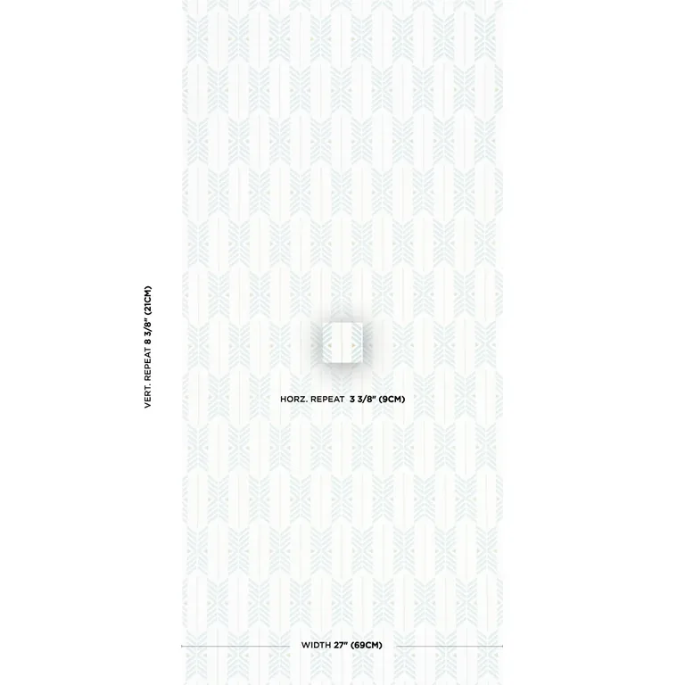 Schumacher QUIVER wallpaper, color HAZE, SKU 5015811
